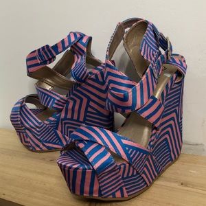 Fun Summer Wedge Heels